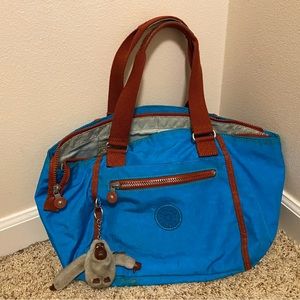 Kipling tote bag blue